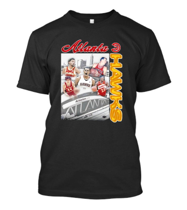 Atlanta Hawks State Farm Arena Basketball Players T-Shirt