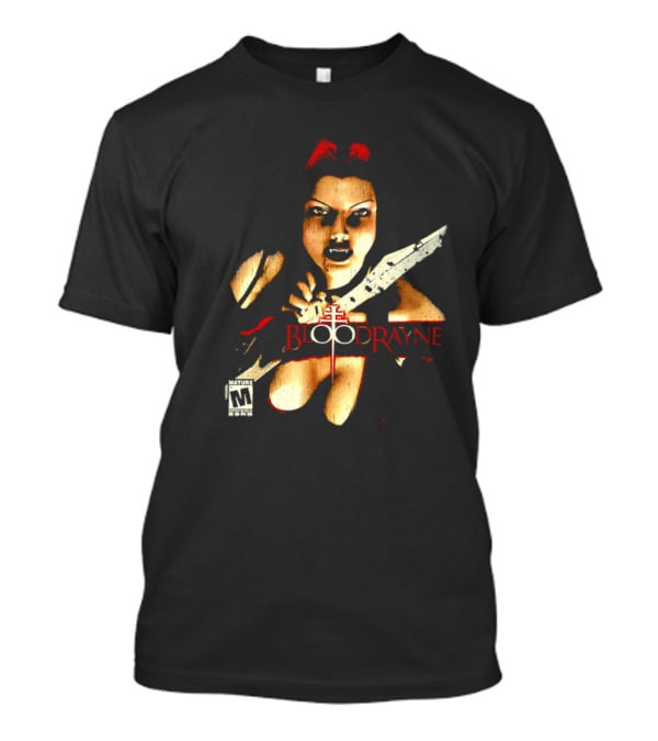 BloodRayne M Rating Femme Fatale Sword Wielder T-Shirt