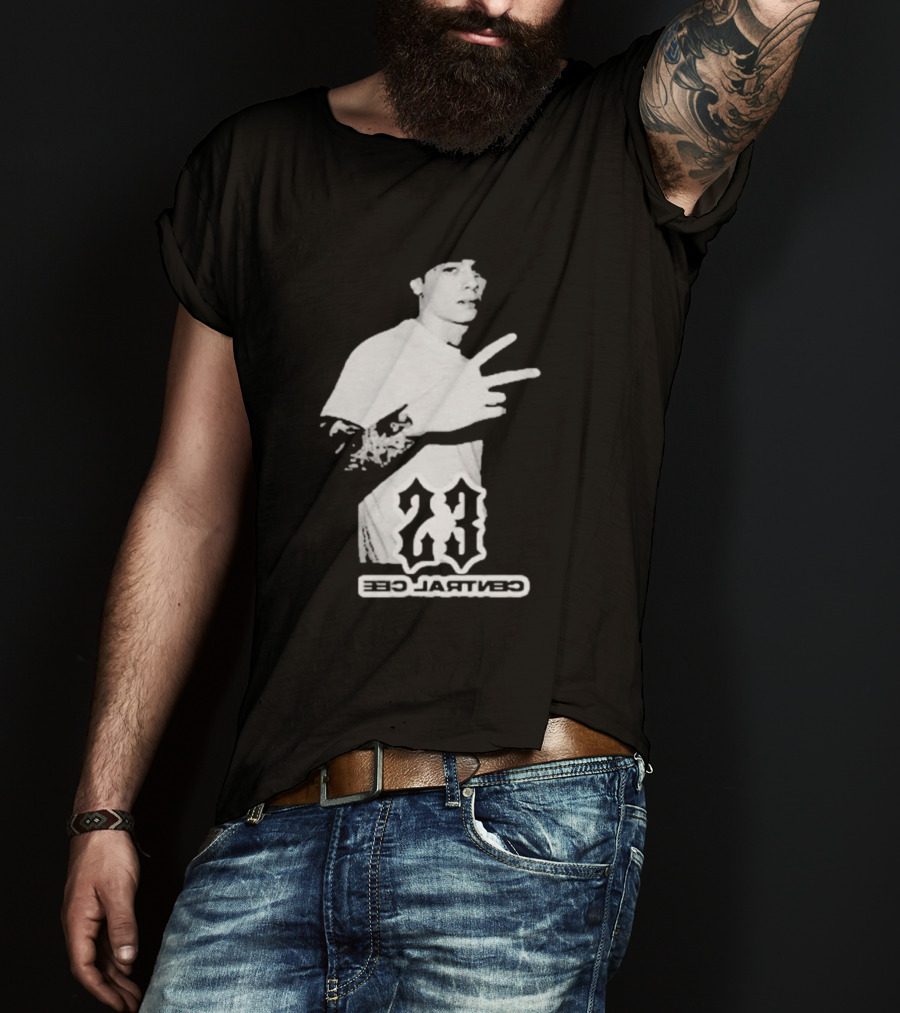 Central Cee Rap Bro Mask 23 White T-Shirt