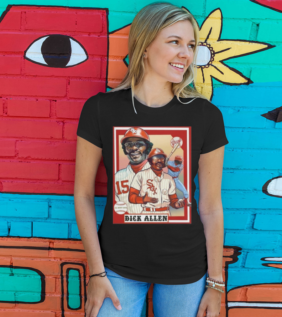Dick Allen Chicago White Sox AL MVP 1972 Vintage Baseball Legend T-Shirt