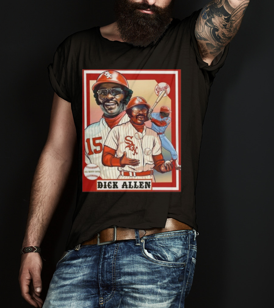 Dick Allen Chicago White Sox AL MVP 1972 Vintage Baseball Legend T-Shirt