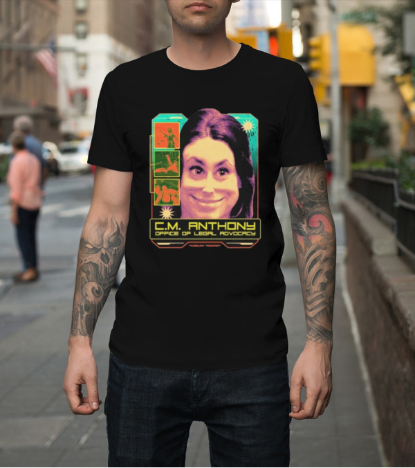 Shirt: C.M. Anthony Office of Legal Advocacy Retro Pop Art Style T-Shirt C.M. Anthony Office of Legal Advocacy Retro Pop Art Style T-Shirt