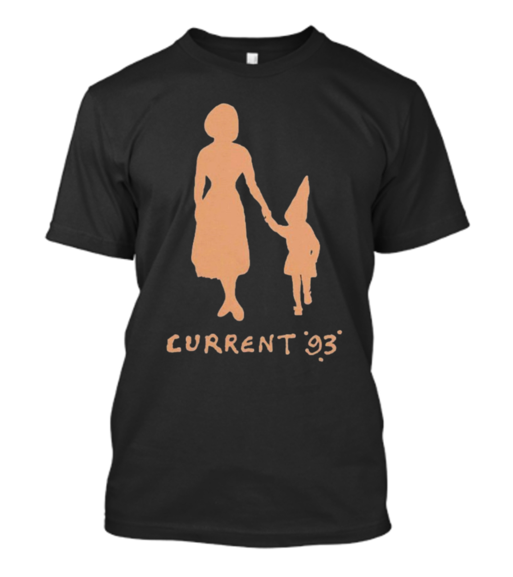 Current 93 Bella And Boy Holding Hands Silhouette T-Shirt