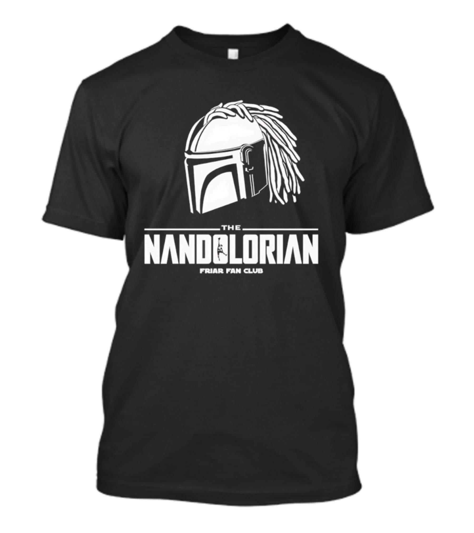 The Mandolorian Friar Fan Club Braids Helmet T-Shirt