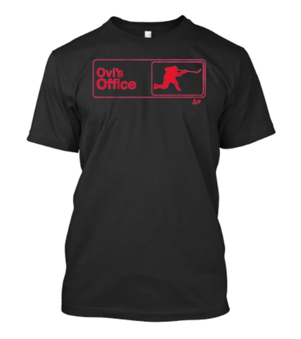 Ovi's Office Hockey Silhouette Graphic T-Shirt