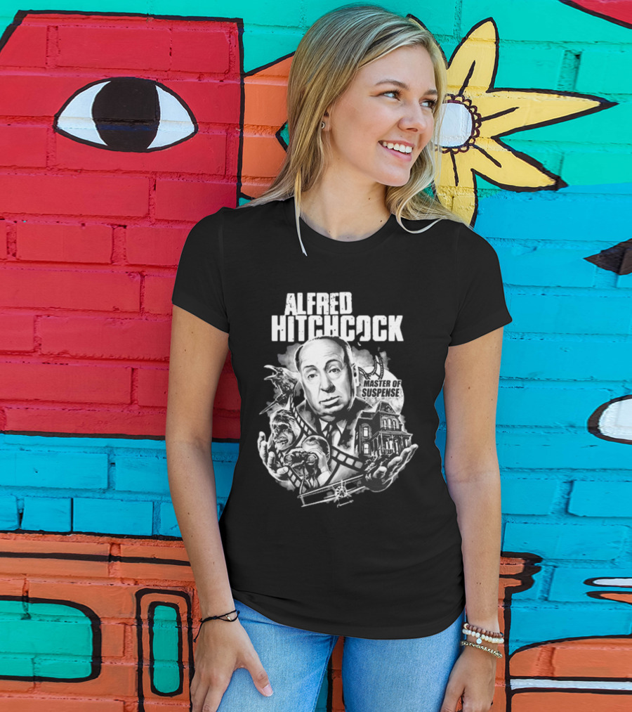 Alfred Hitchcock Master Of Suspense King Of The Silver Screen T-Shirt