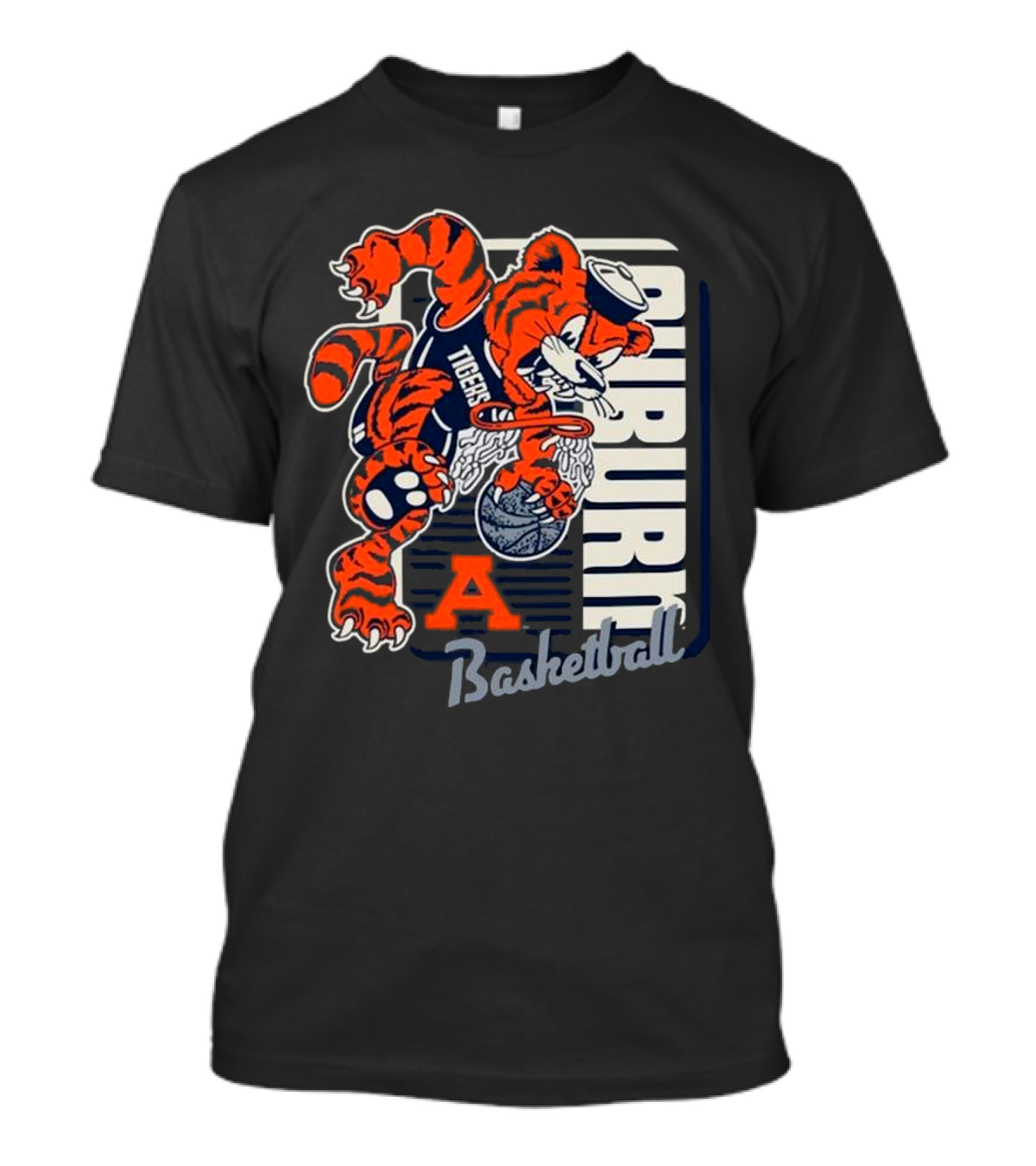 Auburn Tigers Basketball Mascot Dunk Tiger 2025 T-Shirt