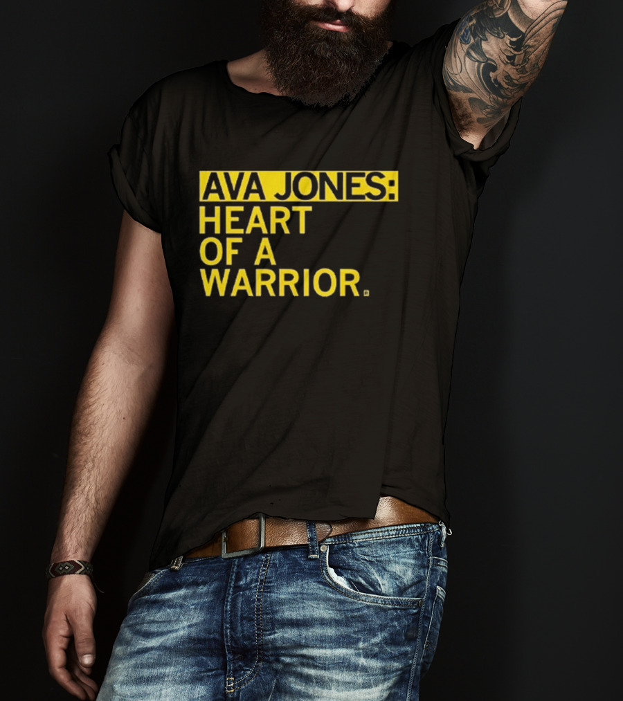 Ava Jones Heart Of A Warrior T-Shirt