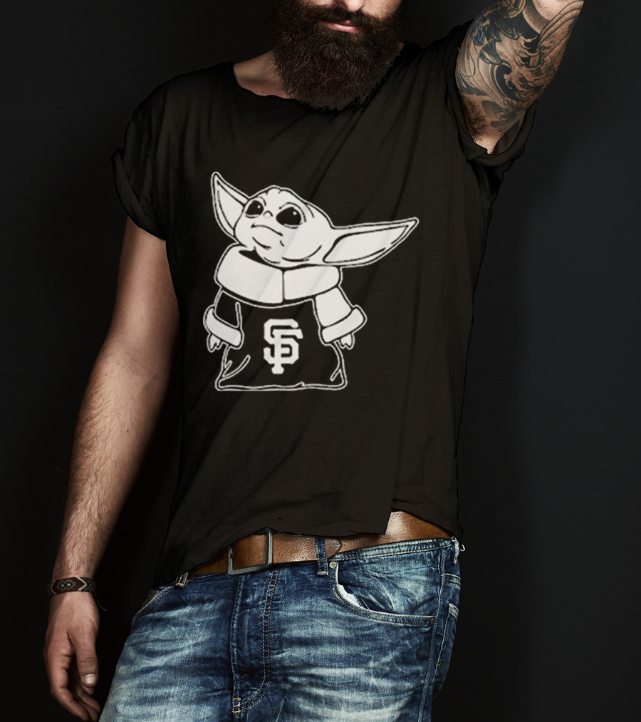 Baby Yoda SF Giants Fan Apparel T-Shirt