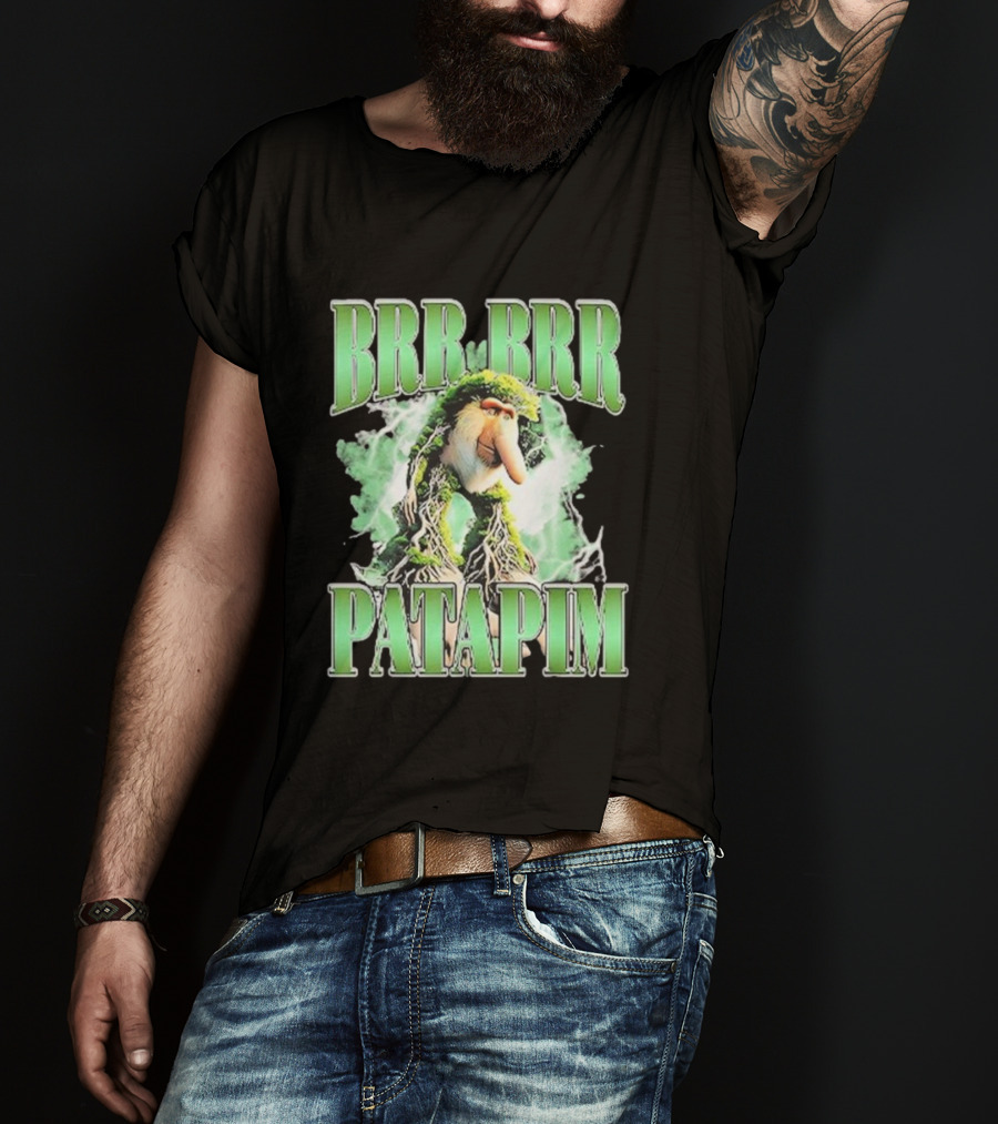 Brr Brr Patapim Italian Brainrot Meme T-Shirt