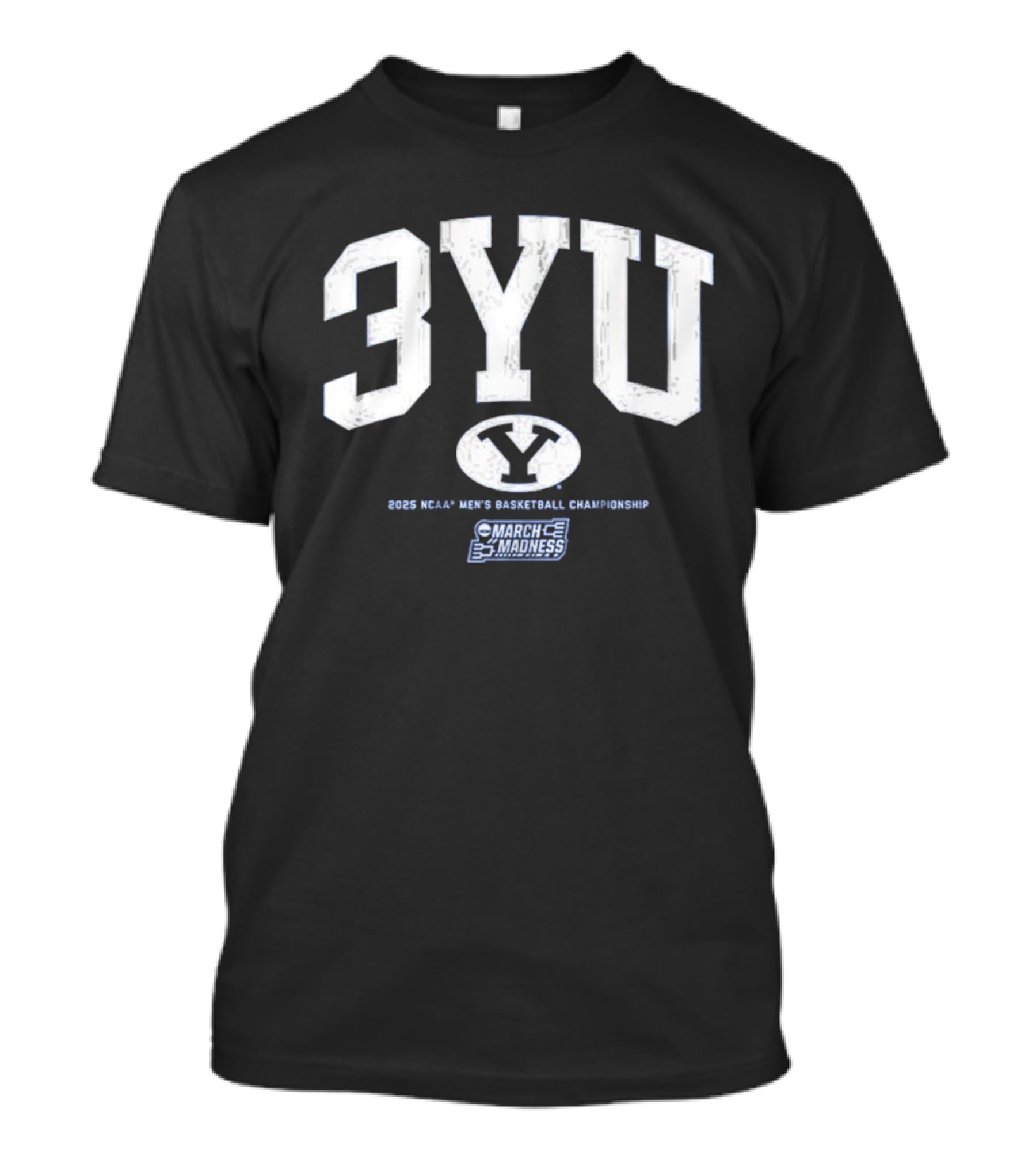 BYU Basketball 3YU NCAA Men’s Basketball March Madness T-Shirt