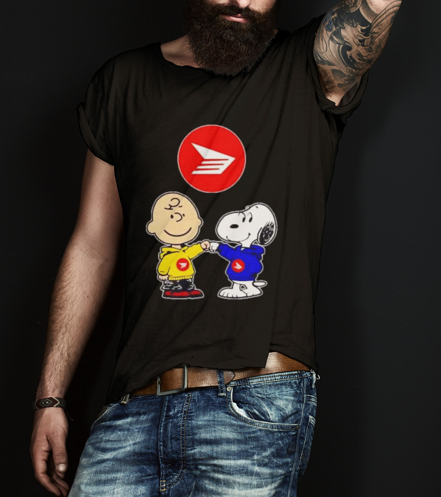Canada Post Charlie Brown And Snoopy T-Shirt