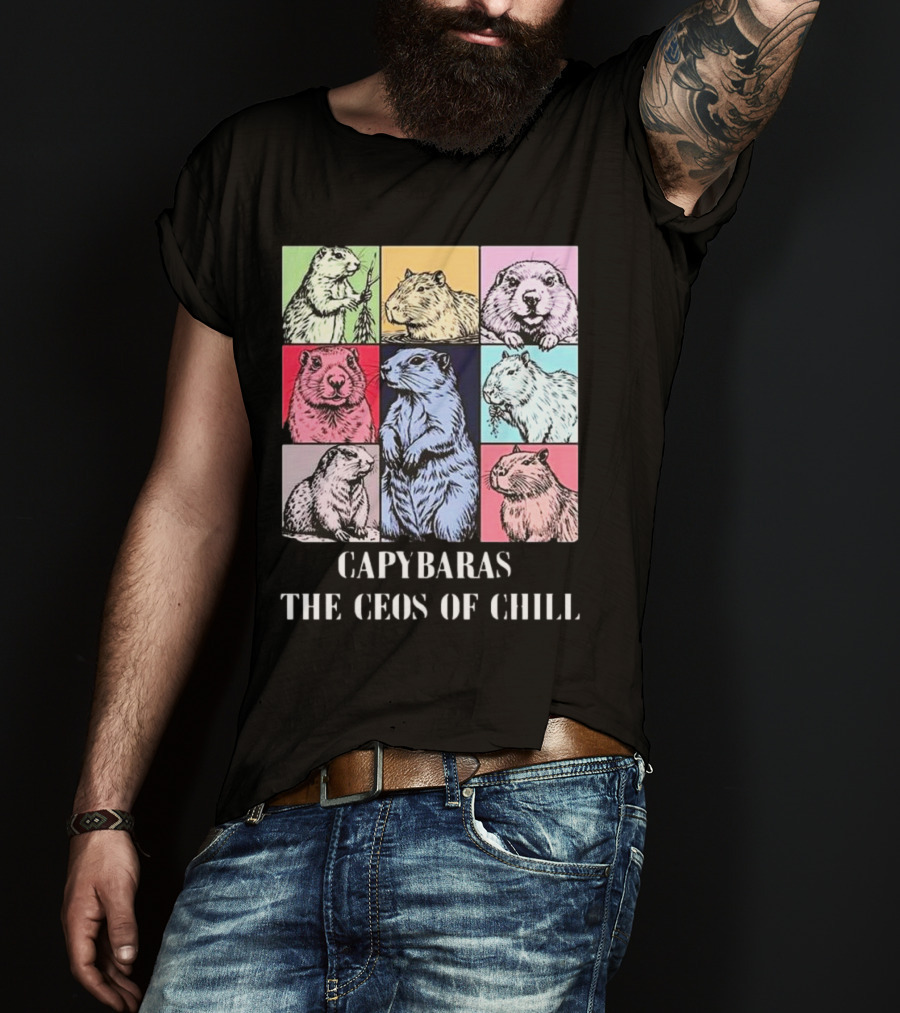 Capybaras The CEOS Of Chill T-Shirt