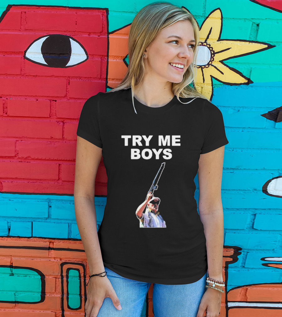 Carl Niehaus Try Me Boys Pro Gun T-Shirt