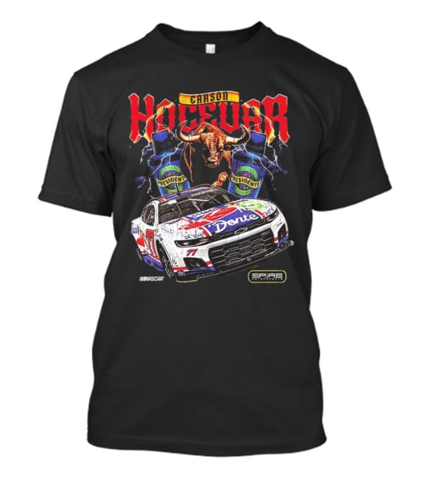 Carson Hocevar E2 Apparel Black Chili’s Car T-Shirt