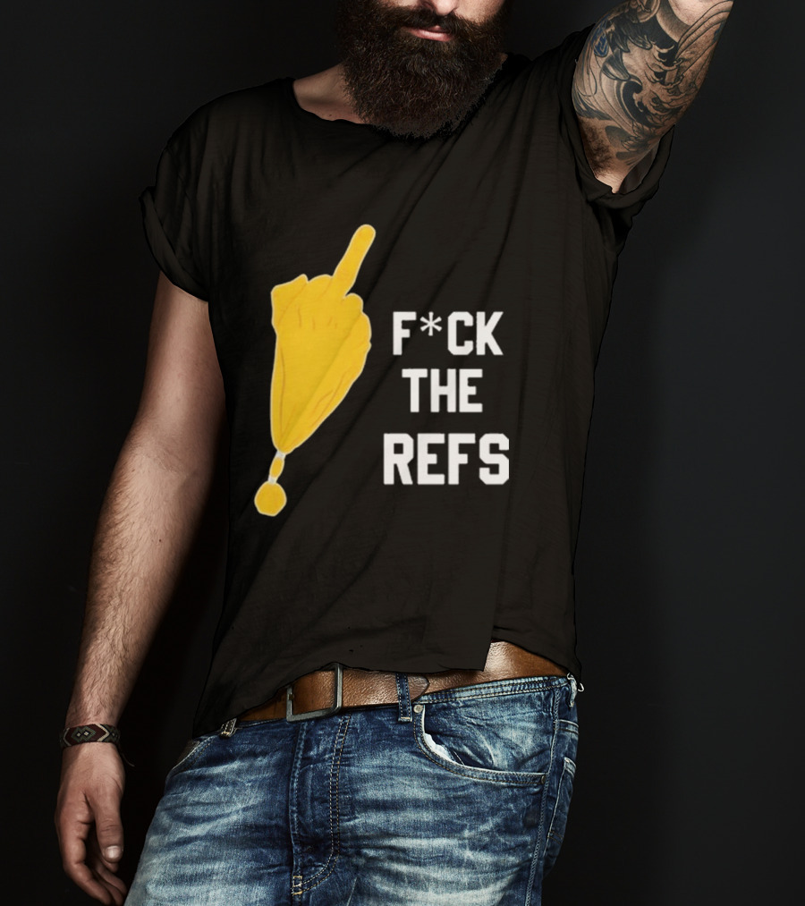 Censored Fuck The Refs Flag T-Shirt