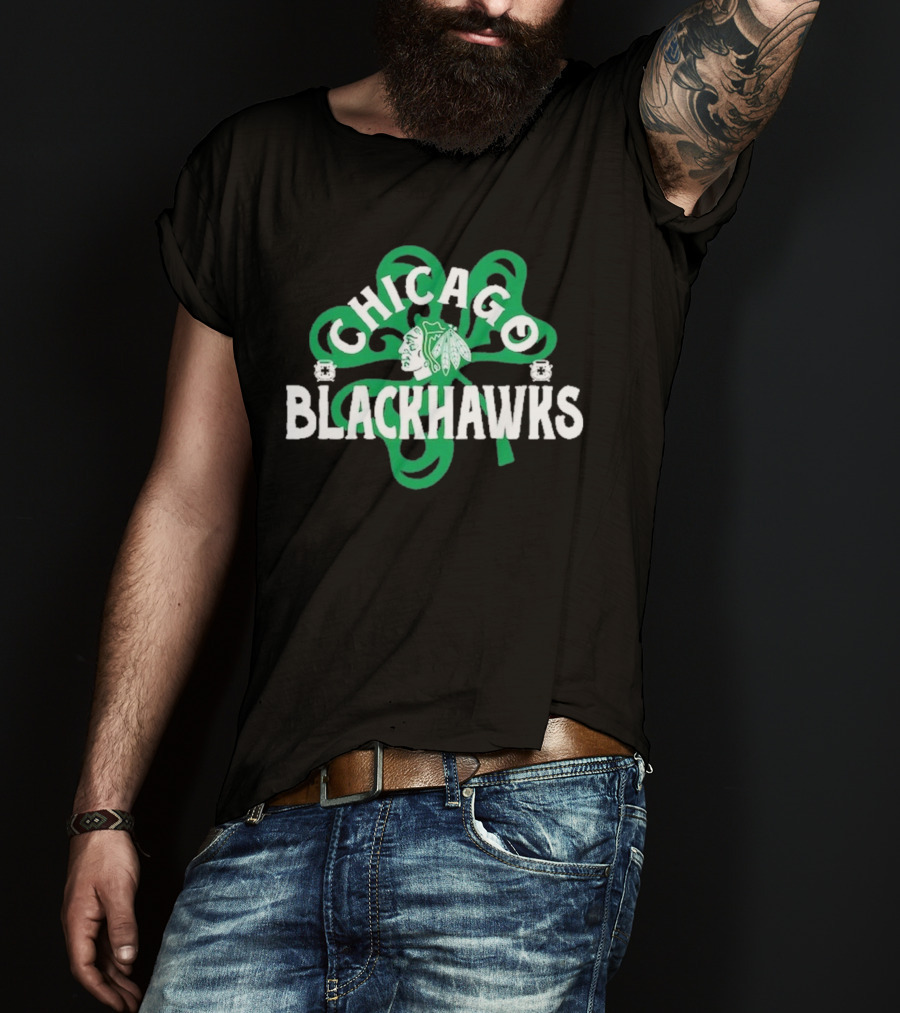 Chicago Hockey St. Patrick’s Day Richmond Shamrock T-Shirt