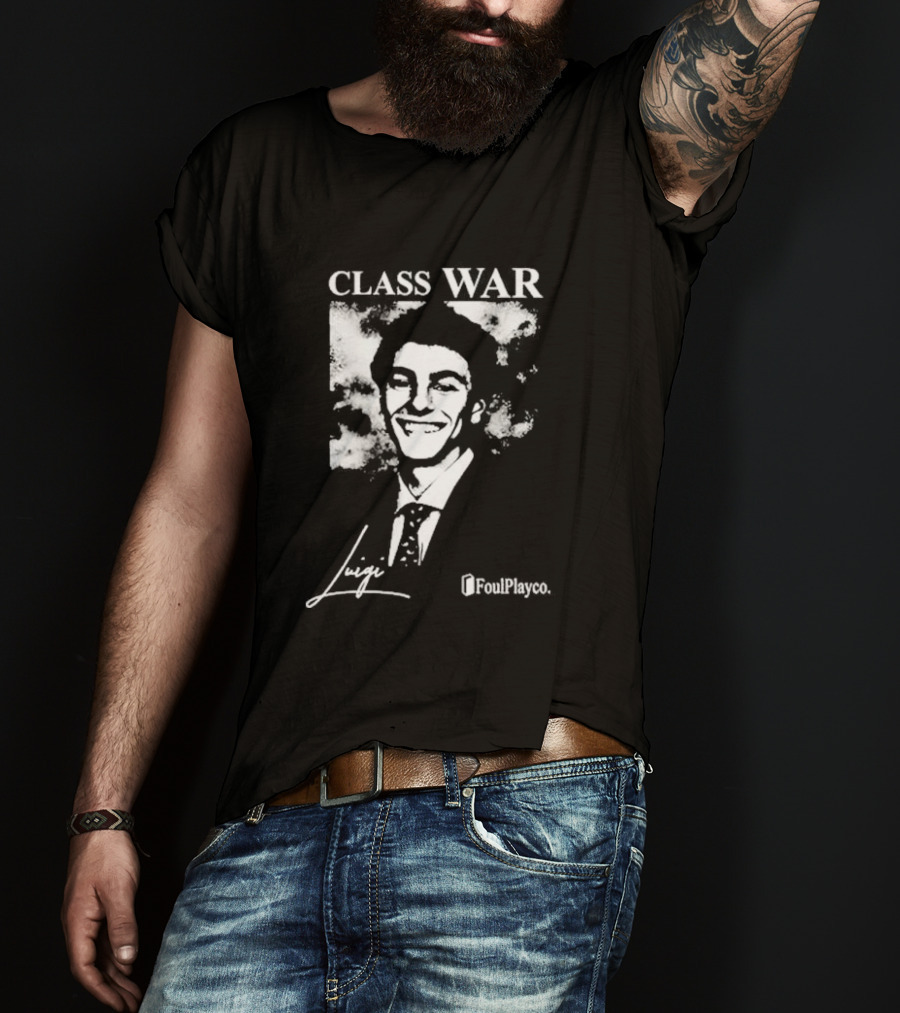 Class War Luigi Foul Play T-Shirt