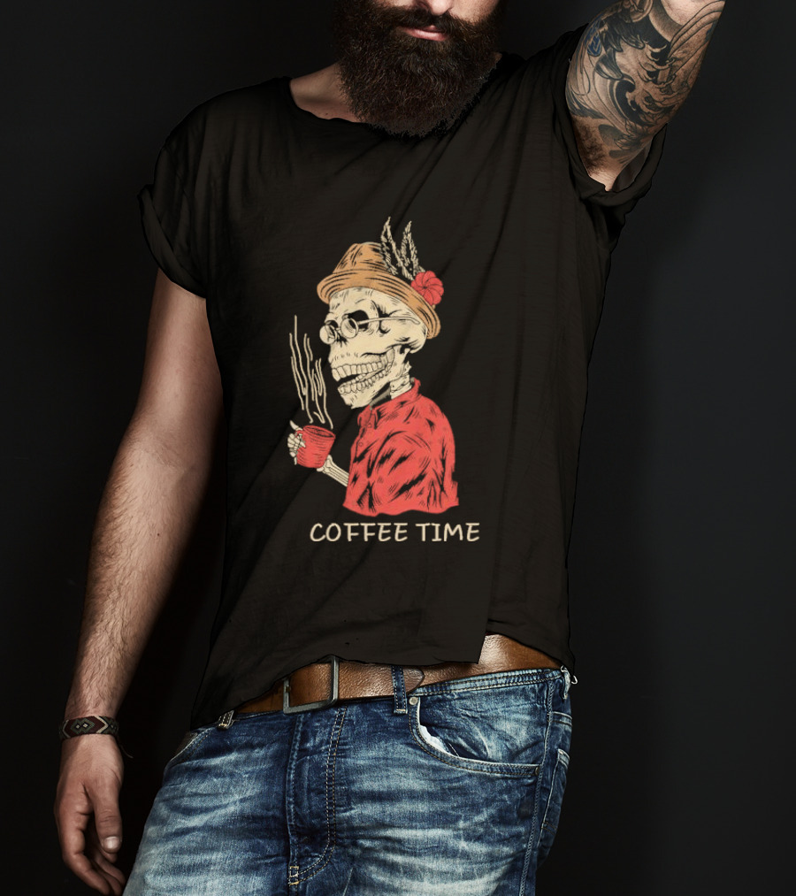 Cowboy Coffee Time T-Shirt