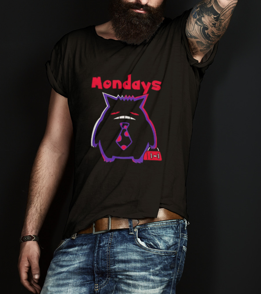 Even Gengar Hates Mondays T-Shirt