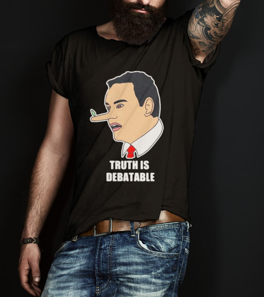 Funny George Santos Congressman Truth Is Debatable Nose T-Shirt