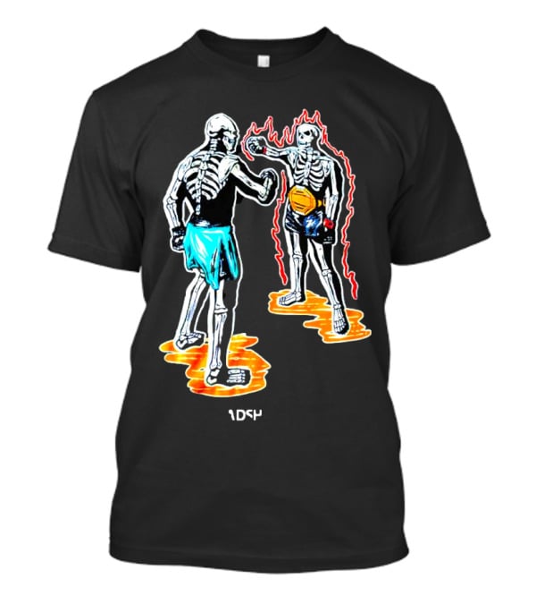 Skeletal Boxing Showdown 1DS4 Headshot Dead T-Shirt