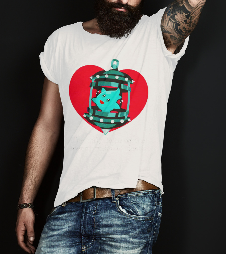 The Only Hope Is The Sweet Relief Of Death Heart And Ghost Cage T-Shirt
