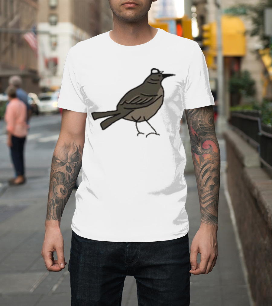 Dallas Stars Mr. Mockingbird Victory Green Bird T-Shirt