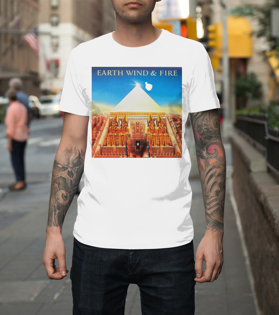 Earth Wind And Fire Pyramid And Sphinx T-Shirt
