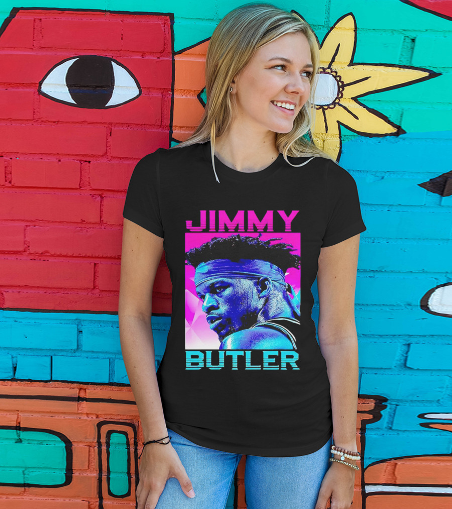 Jimmy Butler Retro Neon T-Shirt