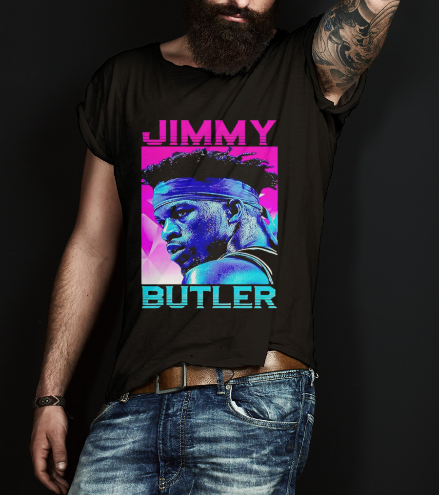 Jimmy Butler Retro Neon T-Shirt