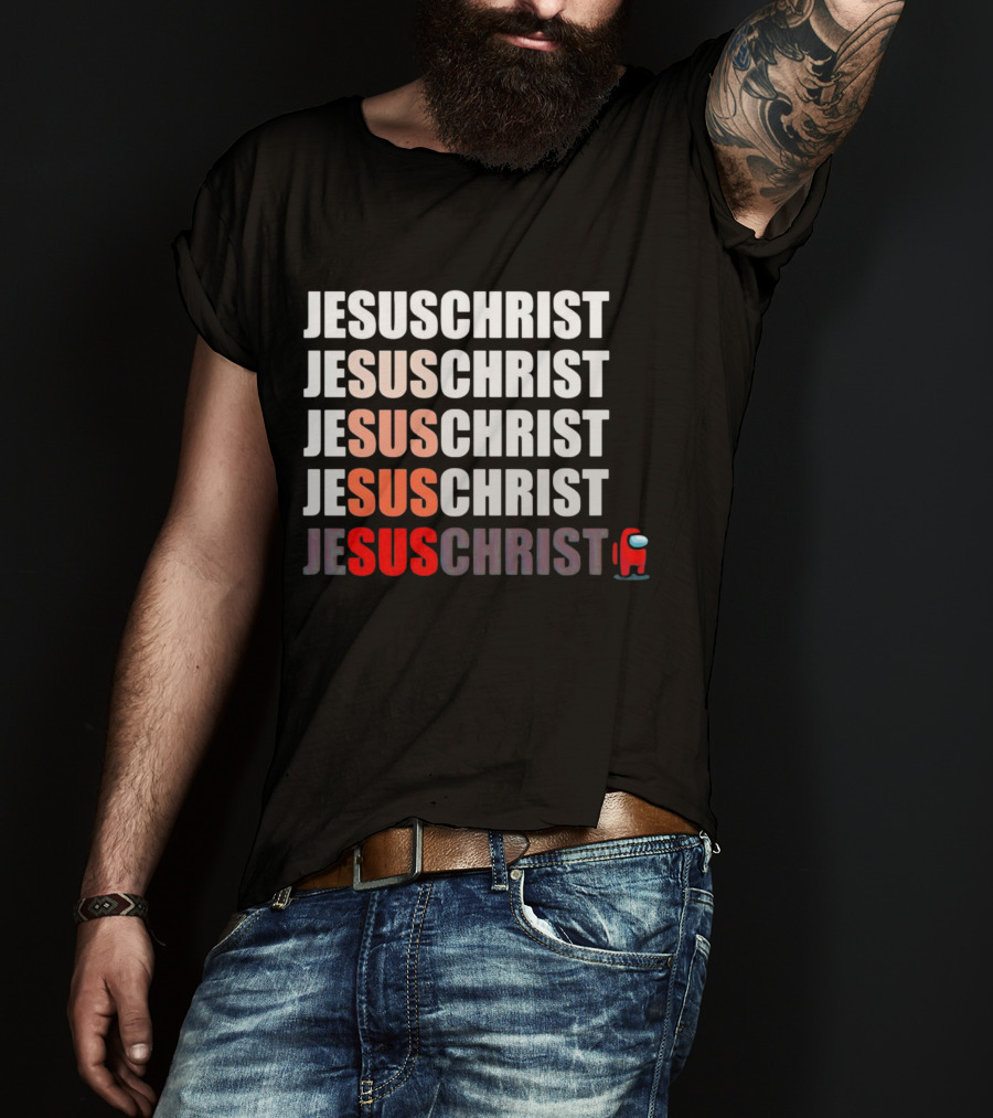 Jesus Christ Among Us Impostor Meme T-Shirt