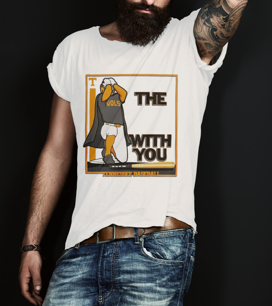 Tennessee Volunteers Baseball May The Vols Be With You T-Shirt