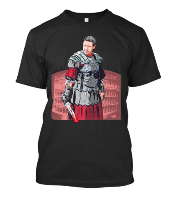 Russell Crowe Gladiator Paul Cemmick Colosseum T-Shirt