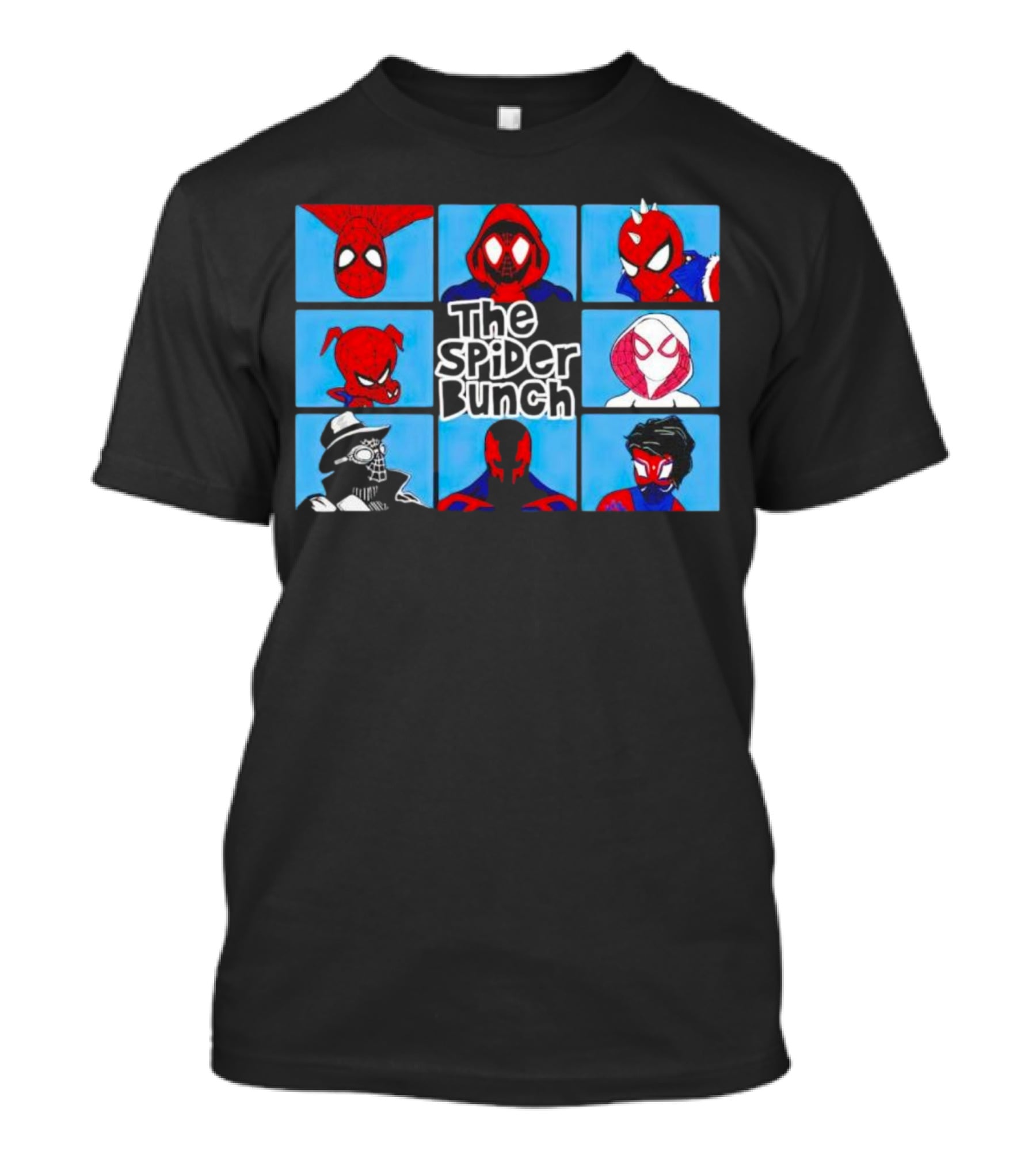 The Spider Bunch Spider-Man Faces Collection T-Shirt