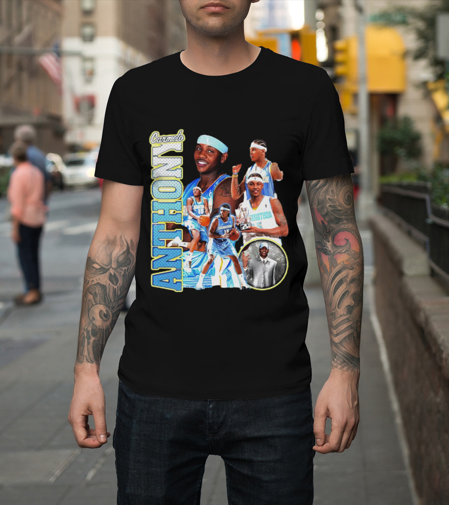 Carmelo Anthony Denver Basketball Legend T-Shirt