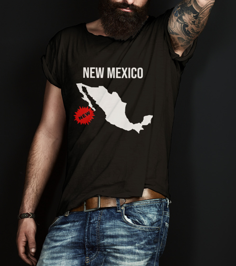 New Mexico New Map T-Shirt