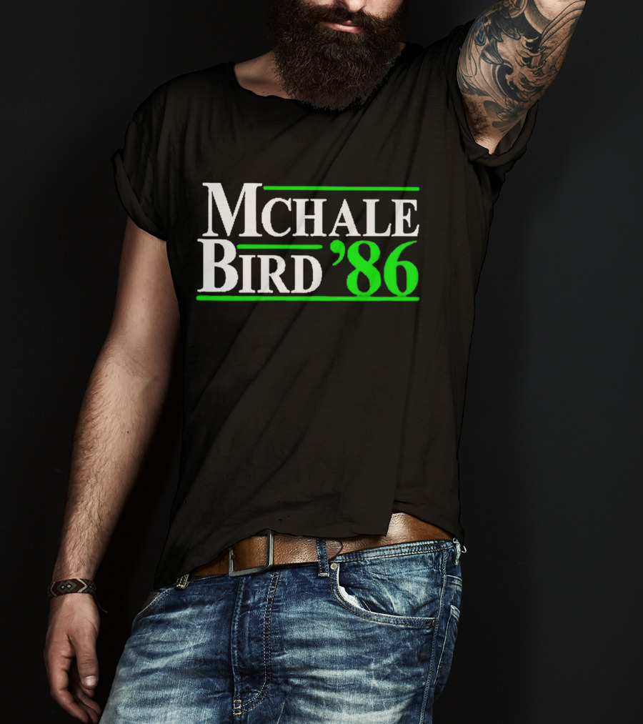 Mchale Bird '86 NBA Boston Celtics Duo T-Shirt