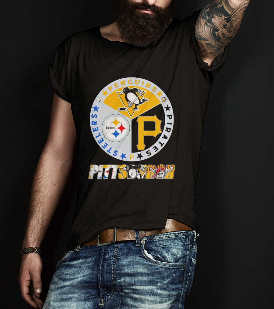 Pittsburgh Steelers Penguins Pirates Pittsburgh Sports T-Shirt