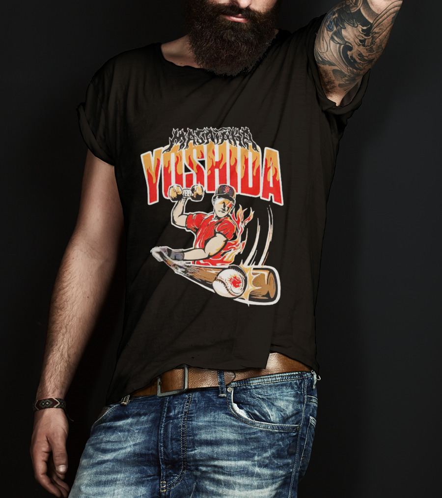 Masataka Yoshida Baseball Fireball Swinging Athlete T-Shirt