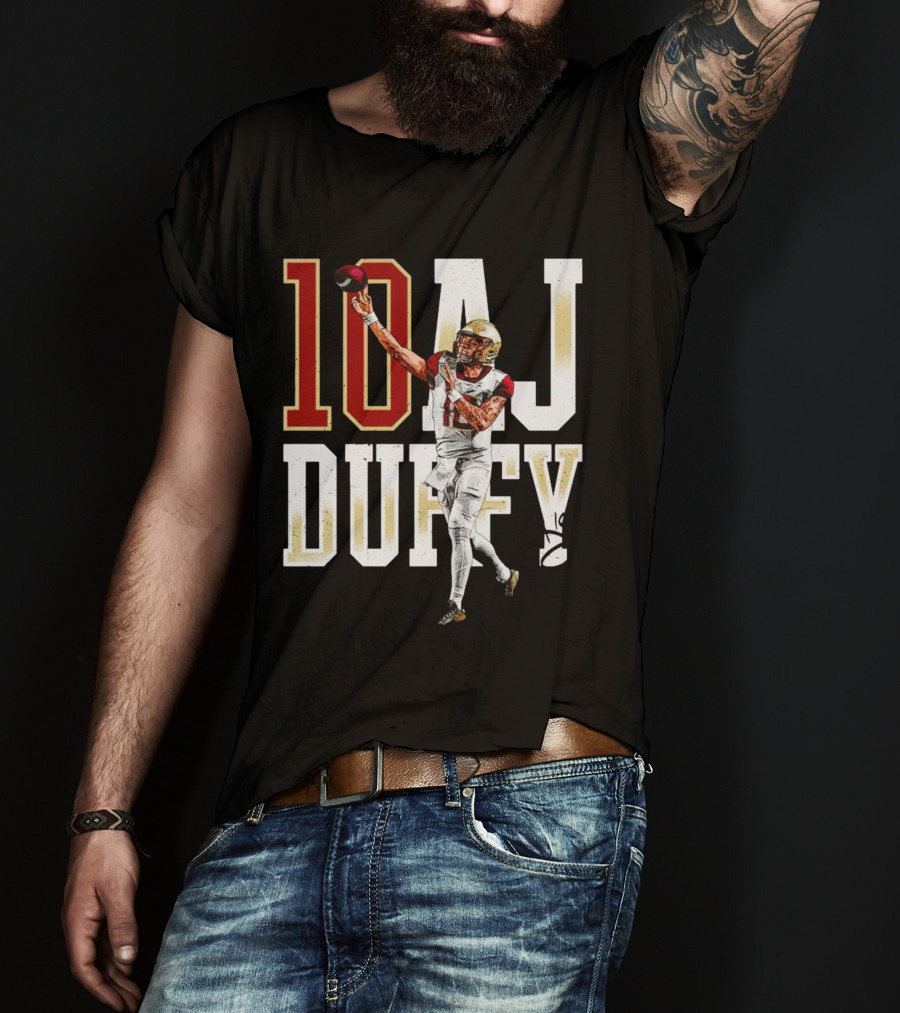 Aj Duffy 10 Florida State Seminoles Football Player T-Shirt