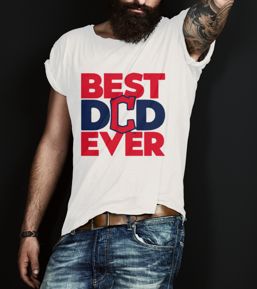 Best Dad Ever MLB Cleveland Guardians T-Shirt