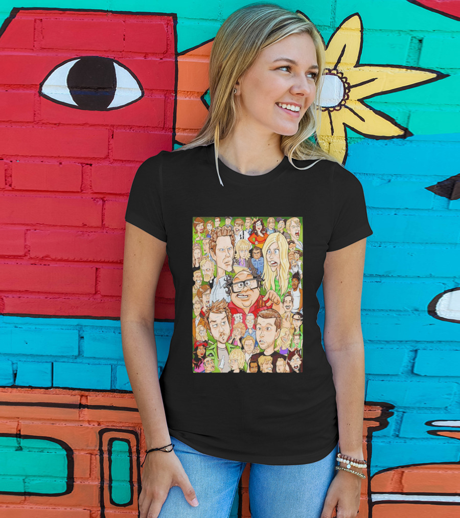 It’s Always Sunny In Philadelphia Character Collage T-Shirt