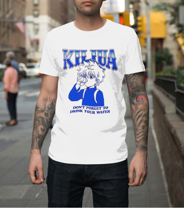 Shirt: Killua Don't Forget to Drink Your Water T-Shirt Killua Don't Forget to Drink Your Water T-Shirt