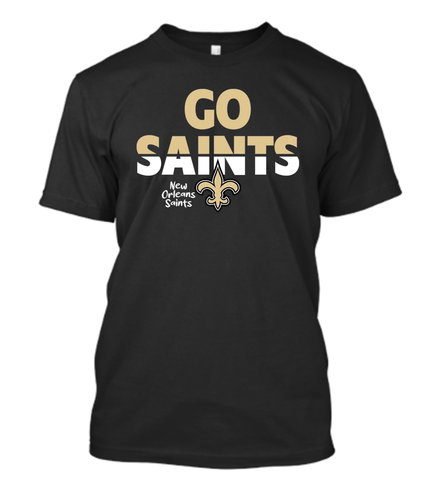GO SAINTS New Orleans Saints Fleur-de-Lis T-Shirt