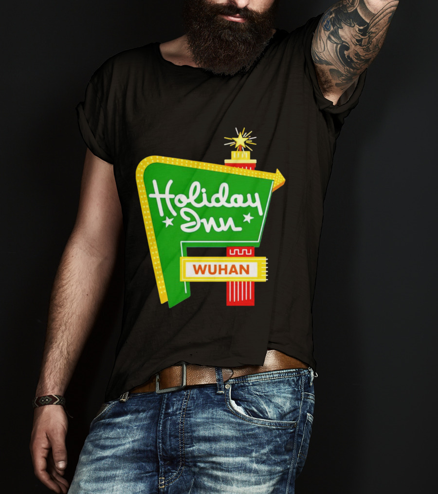 Holiday Inn Wuhan Vintage Neon Sign T-Shirt