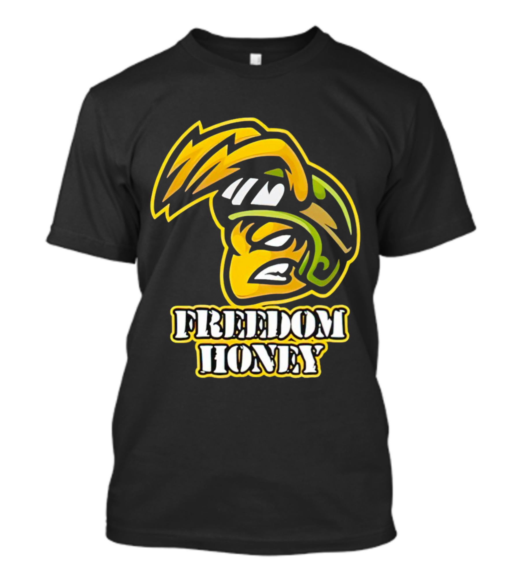 Cory Morgan Freedom Honey Helmet Character T-Shirt