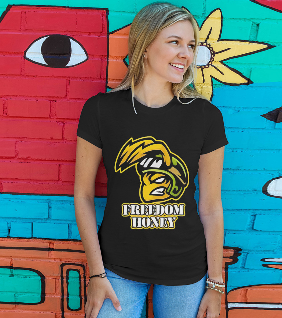Cory Morgan Freedom Honey Helmet Character T-Shirt