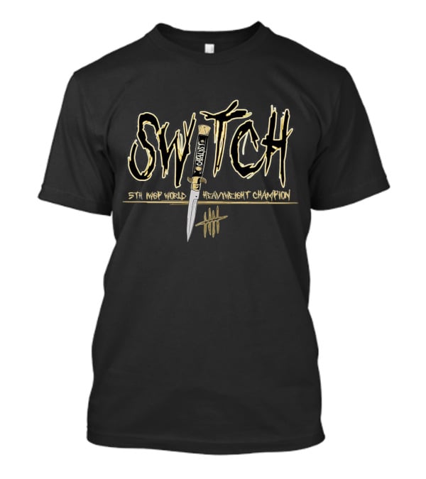 Switchblade Jay White 5th IWGP World Heavyweight Champion Knife T-Shirt