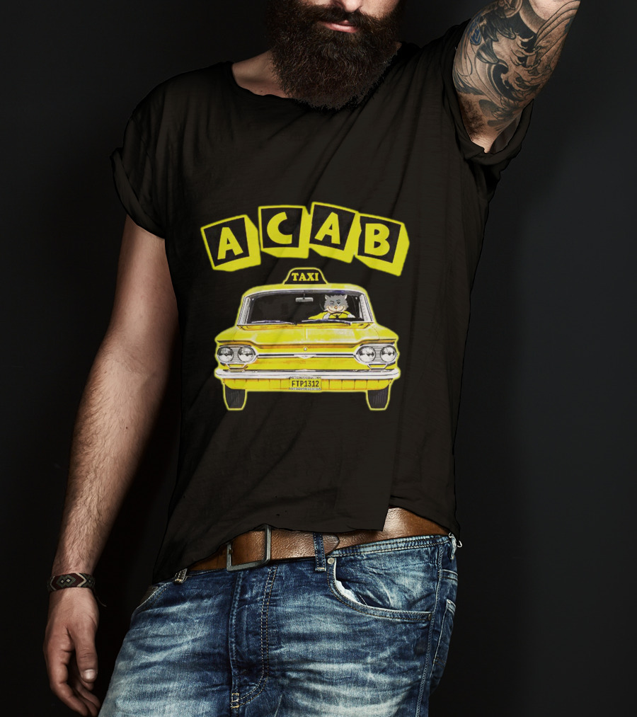 ACAB Taxi Cat FTP1312 T-Shirt